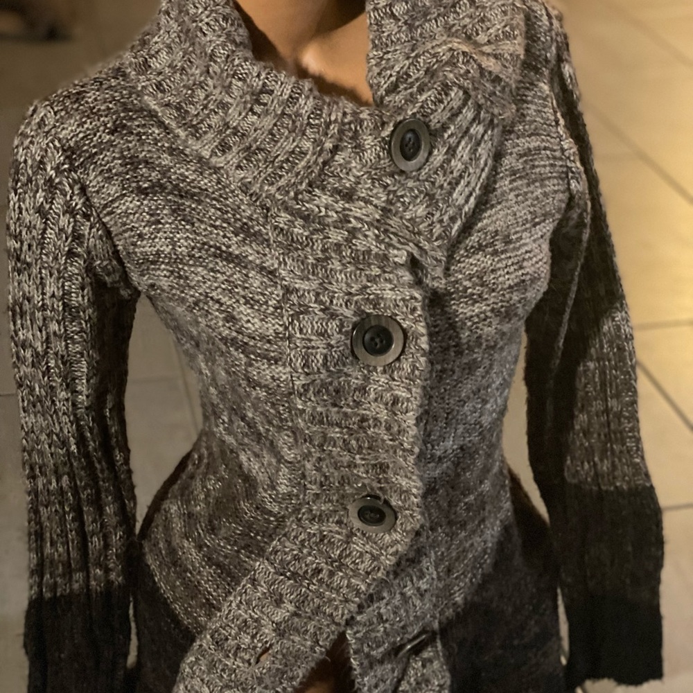 Long Button Down Sweater - image 1